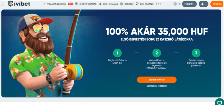 Hogyan aktiválható az IviBet üdvözlő bónusza